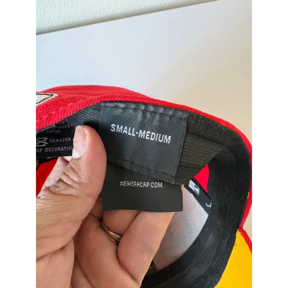 New Era Kansas City Chiefs 39THIRTY Hat Red Yellow Small-Medium NFL Cap